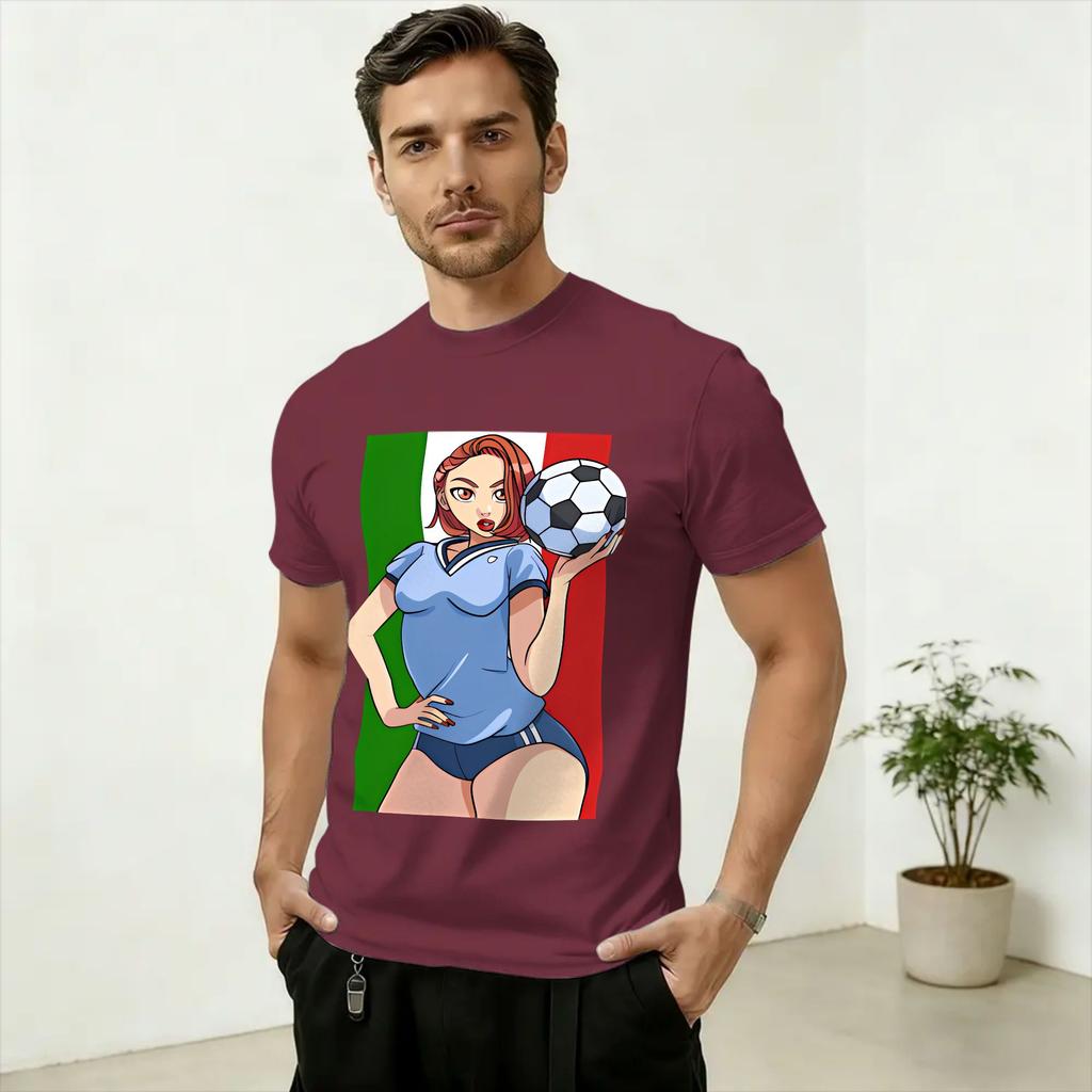 Novelty Mexico Soccer Fanart TShirts for Unisex Crew Neck 100 Cotton T Shirts Short Sleeve Tee Shirt Printed Tops