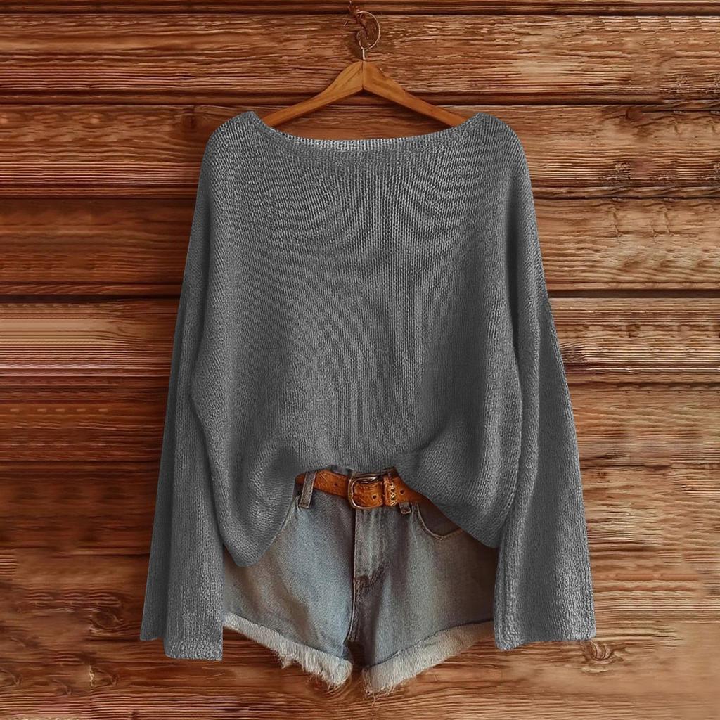 Sweatshirts For Women Knit Sweater Cute Shirt Fall Crewneck Pullover Tops