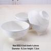 Retro Ceramic Porcelain Microwave-Safe Bowl Set - Chinese Style Tableware