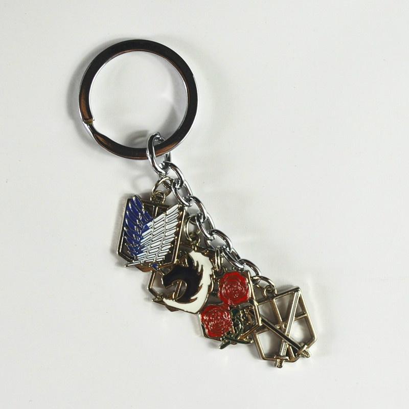 Anime Keychain Legion Emblem Pendant Keyring for Women Men Cosplay Jewelry Gift