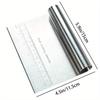 Premium Stainless Steel Bench Scraper with Measurement Markings - Durable Dough Cutter & Pastry Chopper, Ideal for Baking Dough Scraper