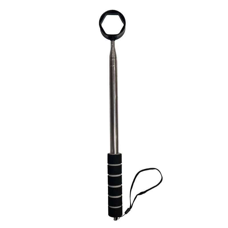 Golf Ball Retriever Telescopic Stainless Steel Portable Golf Accessory For Golfers