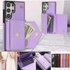 Lanyard Crossbody Leather Phone Case For Samsung Galaxy S26 S25 S24 Ultra S23 FE S22 S21 S20 Plus + Card Wallet Cover