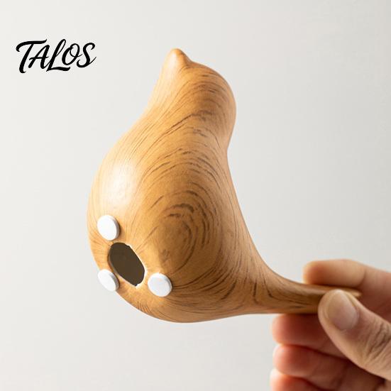 Durable Ceramic Decorative Birds Bird Figurines with Wood Grain Look, Modern Home Decor Animal Sculptures, Stylish Room for Living Bedroom Office