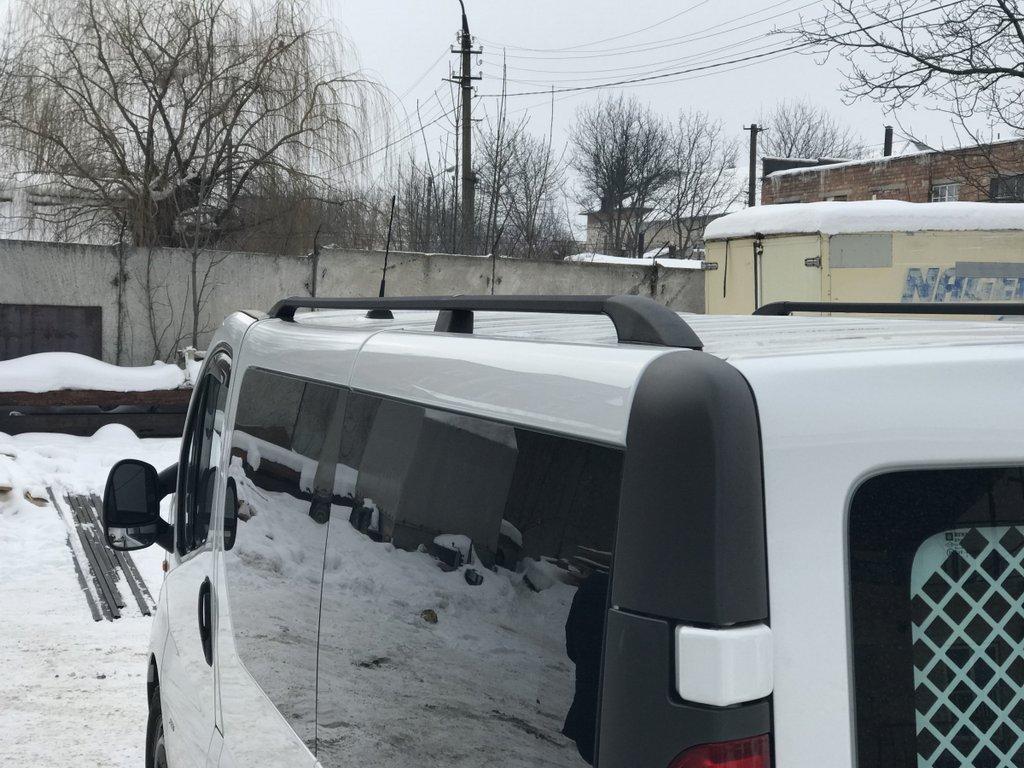 

Рейлинги черные Короткая, пластиковые ножки для Renault Trafic 2001-2015 гг