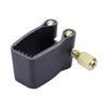 Alto Sax Ligature Fastener Leather Brass Alto Saxophone Mouthpiece Ligature for Practice Performance