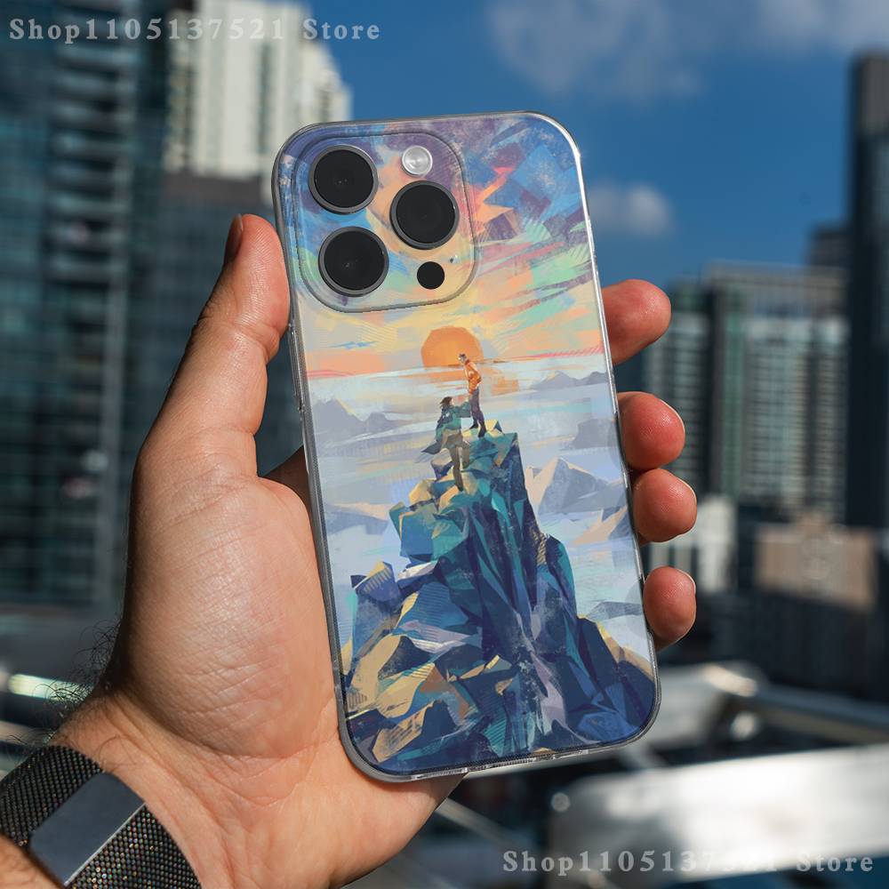 

Game Disco E-Elysium Phone Case For iPhone 17,16,15,14,13,12,11 Pro,Max,Plus,X,XS,XR,SE4,E Mini Transparent Soft Cover iPhone12