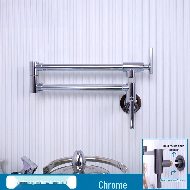TLXT Foldable Wall-Mounted Kitchen Faucet