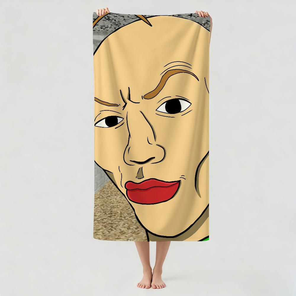 Game B-Baldi funny meme Towel Drying Bath Towel Applicable To Light Swimming Camping Yoga Beach Out