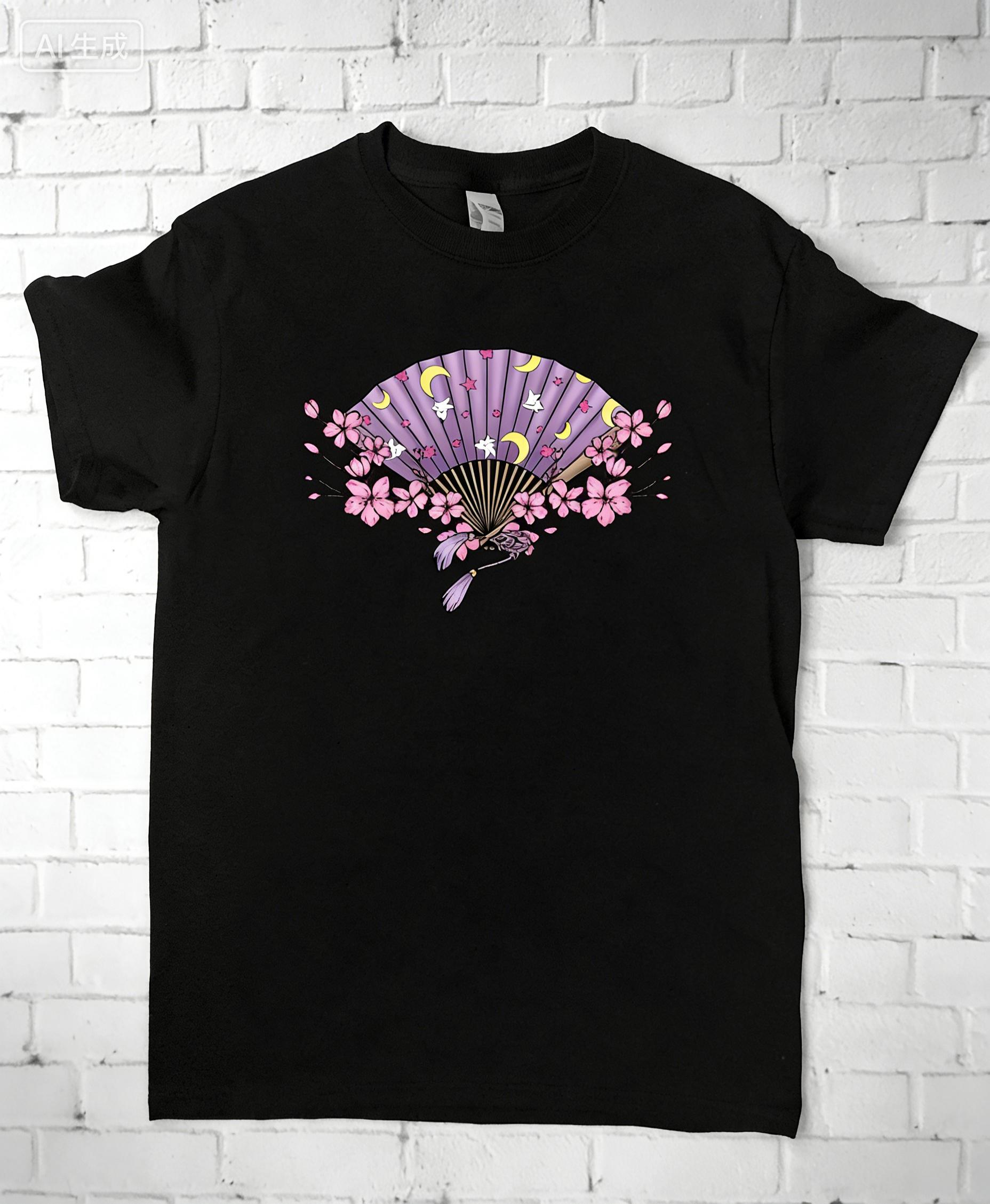 

Relaxing and Comfortable Sailor Moon Usagi Fan Shirt T shirt 2026 New Cotton Summer Unisex and Women TShirt S