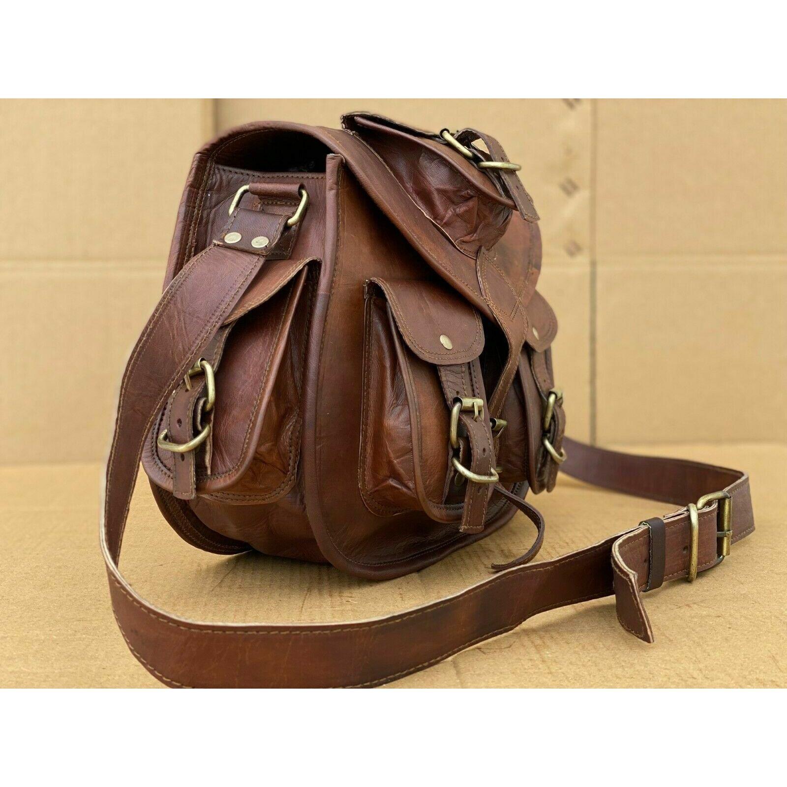 Кожаная сумка-мессенджер — фото 4