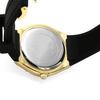 Guess Gold Dial Black Silicone Strap Women's Quartz Watch - GW0034L1