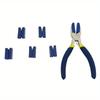 1pc Flat Nose Nylon Plier Manual Rope Weaving Auxiliary Tool, Pull Ring Artifact, DIY Jewelry Making Tool