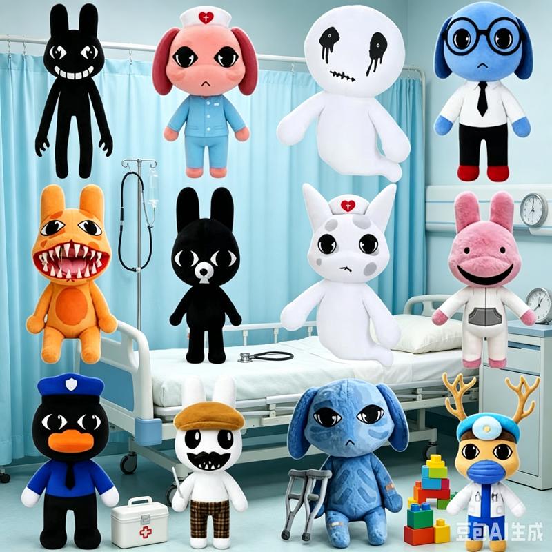Tierklinik Plüschtier Tierklinik Anomalie Plüsch Anomala Tierklinik Ratte THEW Plüschhund Barney Halloween Geschenk