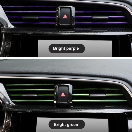 10 Stück Luft-PVC-U-Entlüftungsstreifen, flexible Form, universelles Klimaanlagen-Auslassgitter