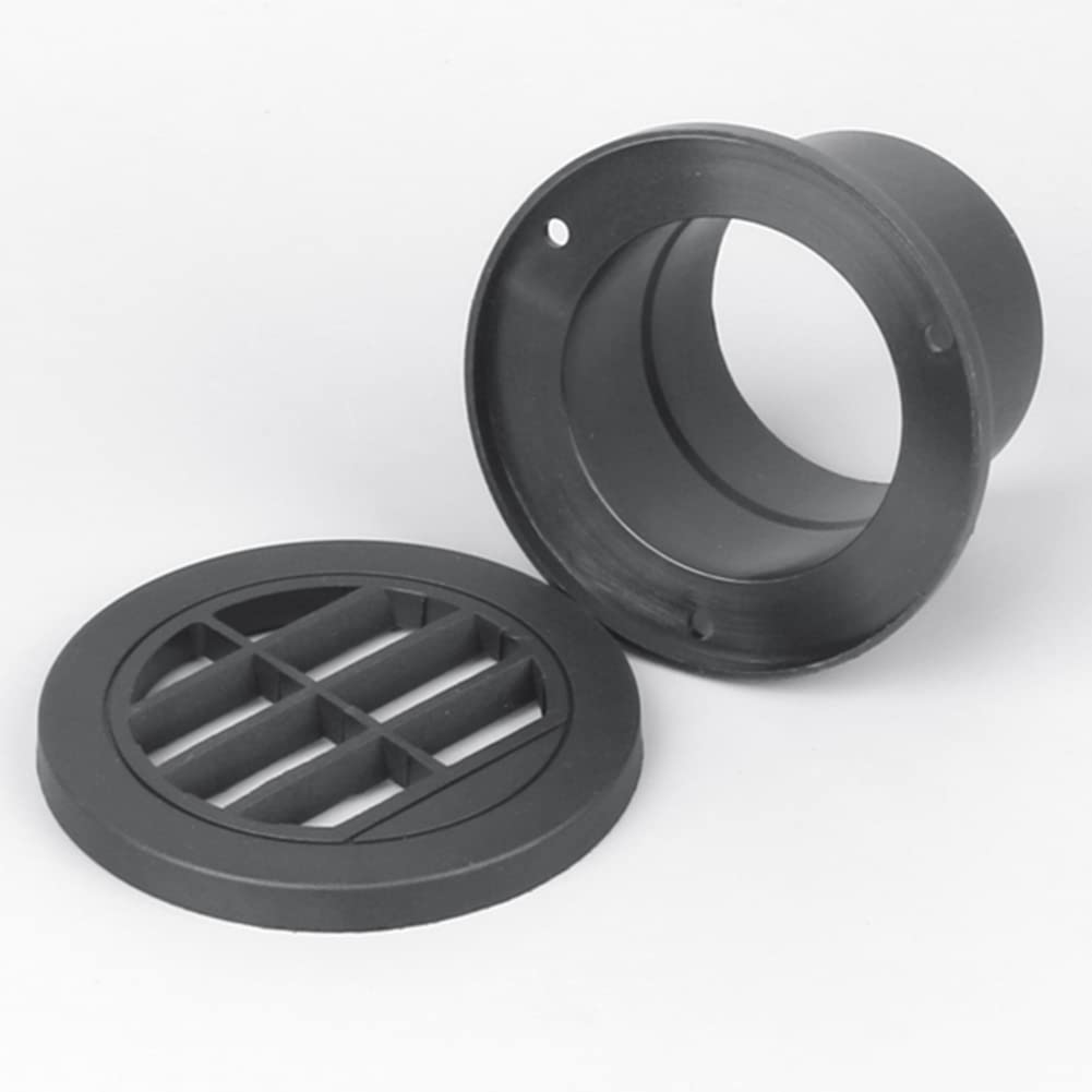 Adjivecct Air Vent Duct Piece Round Flat Pipe Outlet Exhaust Connector for Ebepaeer Par Heater Accessories 60mm