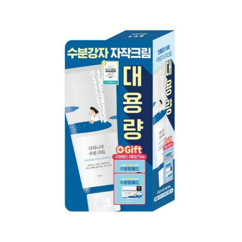 

Round Lab Birch Moisture Cream 120ml Set (+4 Moisture Pads)