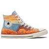 Converse Chuck Taylor All Star Trendy Abrasion Shock Absorption High Top Espadrilles Unisex Yellow Blue