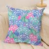 Garden Flowers Cushion Cover Short plush Doublesided Print Square Throw Pillow Covers Sofa Home Cushion Decor