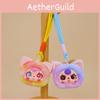 Cat Head Cute Plush Keychain Toy Children Backpack Decoration Gifts Festival
