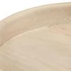 3 Piece Round Coffee Tables Set Solid Mango Wood