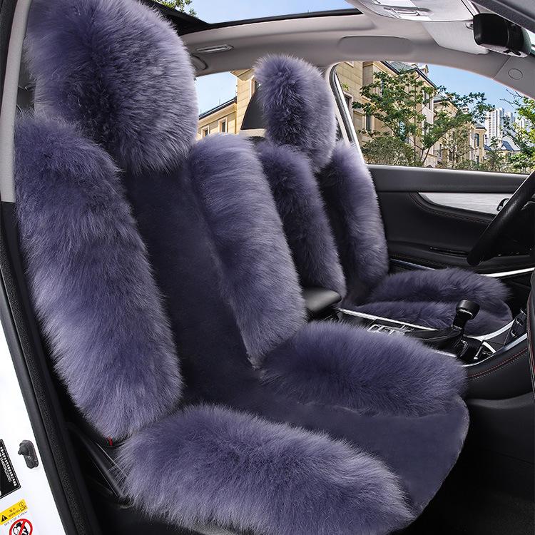 

1 шт., шерстяные чехлы на автомобильные сиденья, зимние плюшевые теплые подушки для сидений, автотовары, автомобильный Стайлинг, автомобильные аксессуары