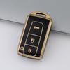 Compatible Key Case for Toyota Crown '08, Prius '05, '07, '09, 2010 - Gold Edge, Hot-Selling
