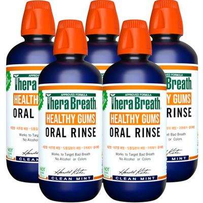 Thera Breath Healthy Gums Mundspülung mit Minzgeschmack (Allantoin), 473ml, 5 Einheiten