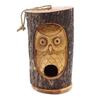 Tree Trunk Face – Bird House – Wise Owl