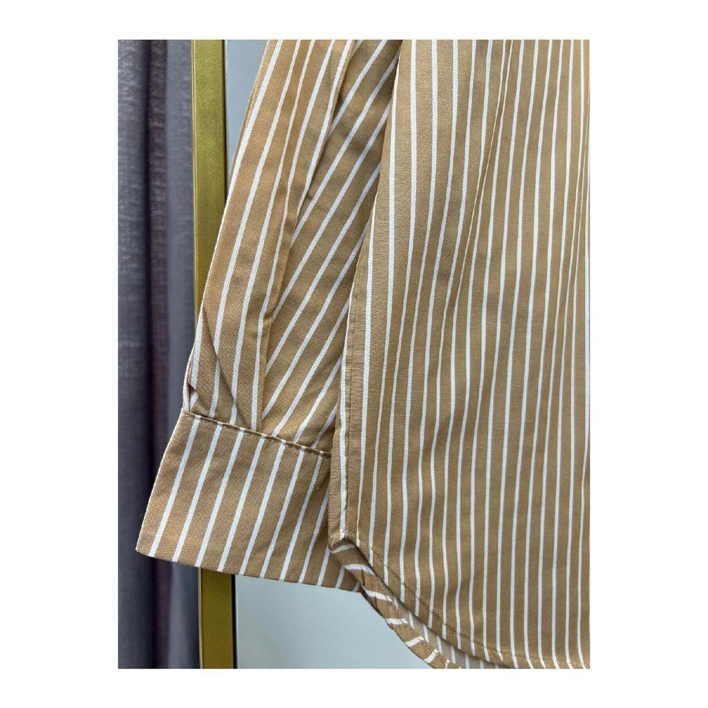 Striped Oversized Women's Shirt