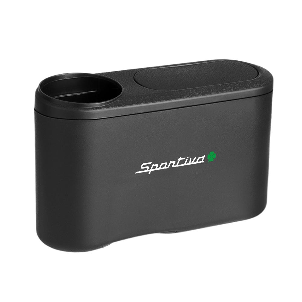 

2026 Горячая наклейка Мусорное ведро Подвесной Автомобильный Пылесборник Контейнер для мусора Для Alfa Romeo Giulietta GT 159 147 156 Sportiva Giulia