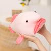 Ugly-Cute Blobfish Plush Toy Soft Stuffed Animal Pink Blobfish Plushie Funny Collectible Birthday Xmas Gift for Kids Home Decor