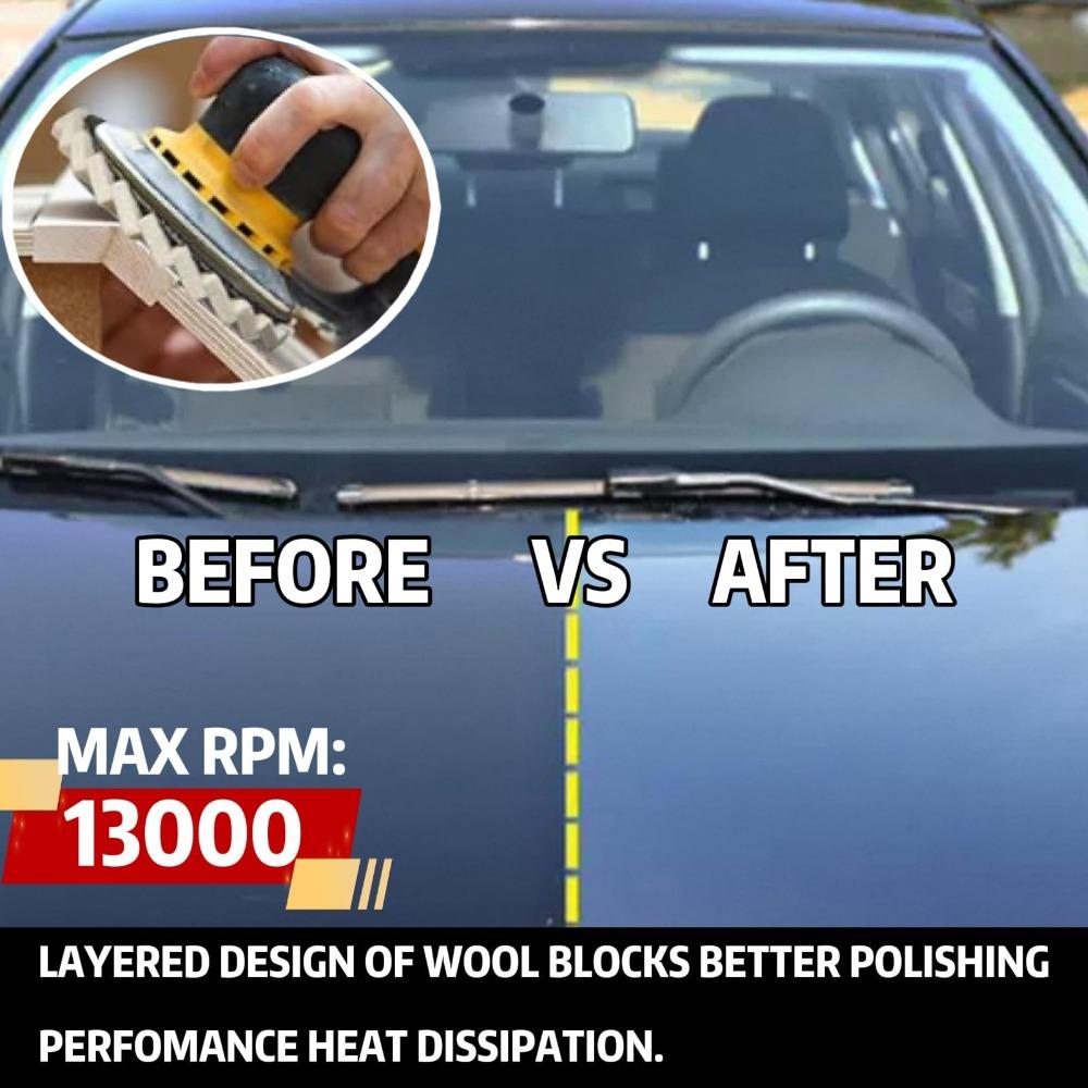 Multi-function Felt Polishing Pads Easy to Use Metal Waxing Polishing Disc  Marble Stone