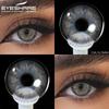 1 Pair Colored Contact Lenses for Eyes Natural Blue Eye Lenses Gray Lens Eye Contacts Cosmetic Beauty Pupil Makeup Lens