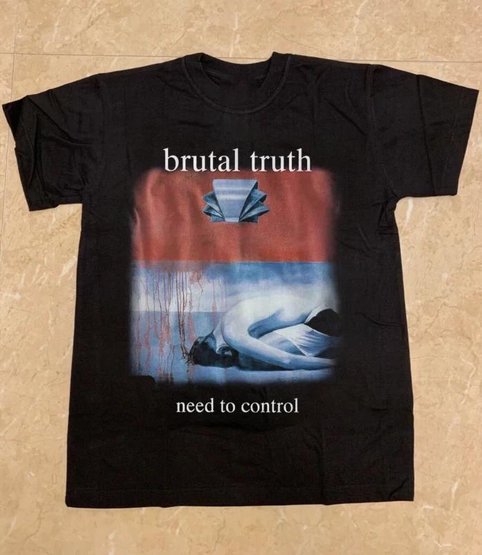 BRUTAL TRUTH Need to Control Short Sleeve Black All Size T-Shirt 4XL