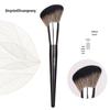 Silk Family Angled Contour Brush No. 72: Sickle-Shaped Fiber Brush for Small V-Face Bluffing