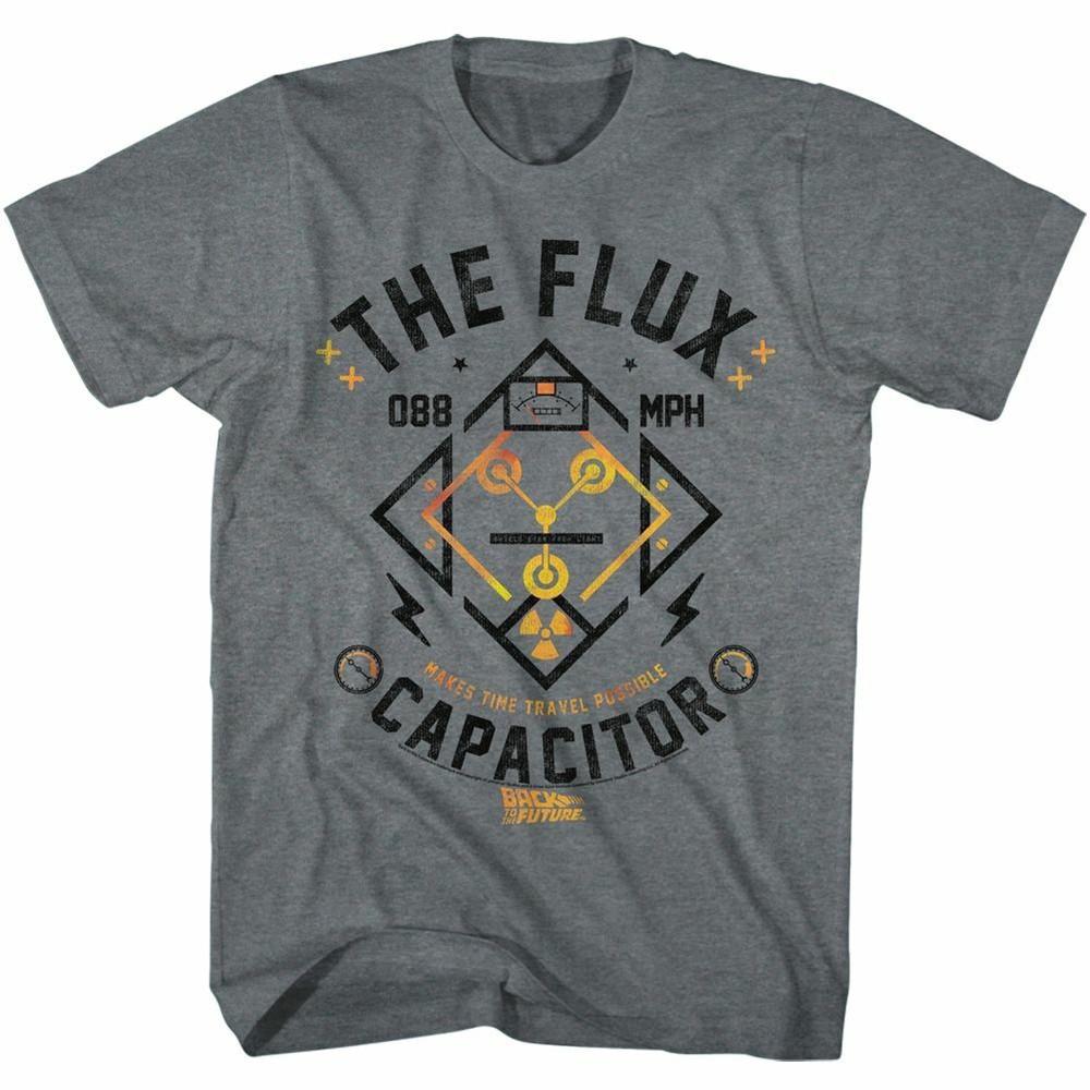 

Back to the Future The Flux Capacitor Graphite Adult T-Shirt 4XL