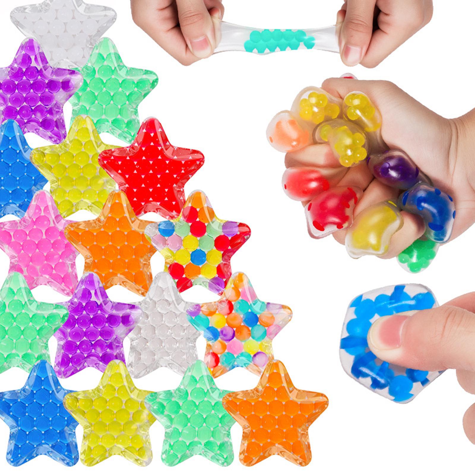 

Tactile Stress Balls Five Pointed Star Grape Sphere Fidgeting Toys Adults Kids Pentagram Squeeze Ball Sensory Toys Party Favors One Size