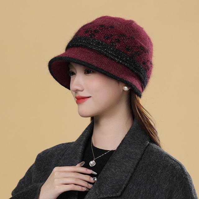 Women's Winter Hat with Detachable Ear Flaps - Adjustable Stretch -Like Beanie, Soft Warm for Cold Weather, All-Season & Christmas