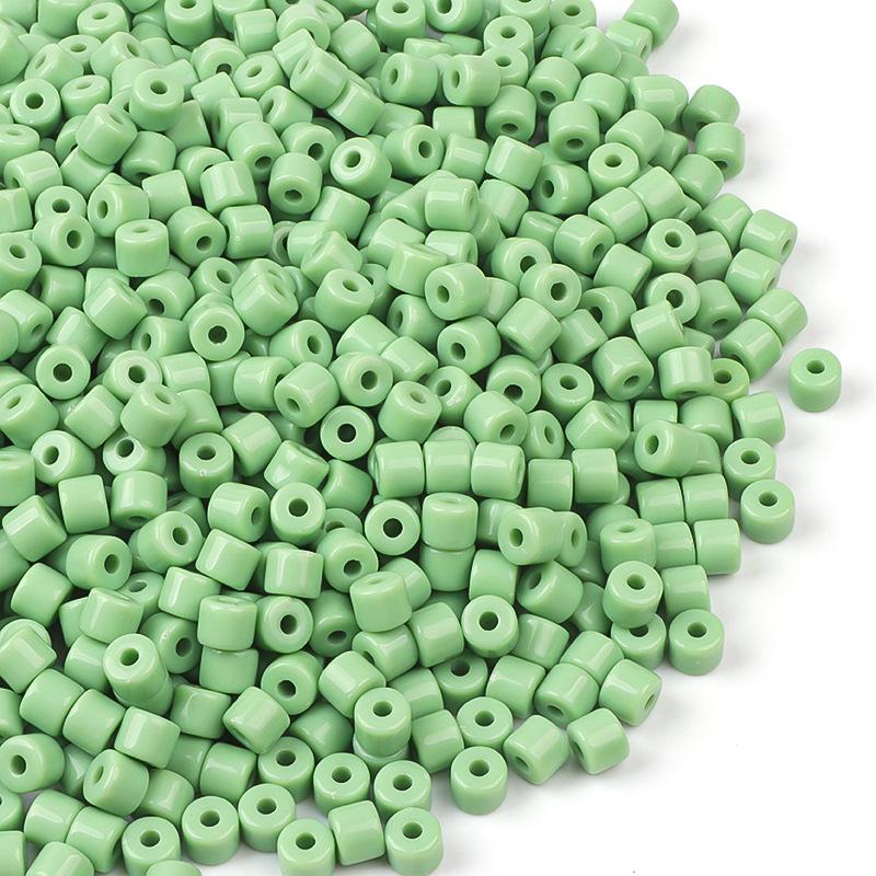 Bunte zylindrische Acrylperlen zur DIY-Schmuckherstellung