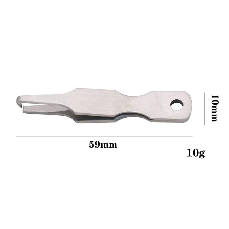 Ringöffner Mini Zange Schnellsprengringe Öffner Werkzeug Mit/Ohne Kette Knotenbinder für Angelschnur Pinzette Schneidzange Tackle