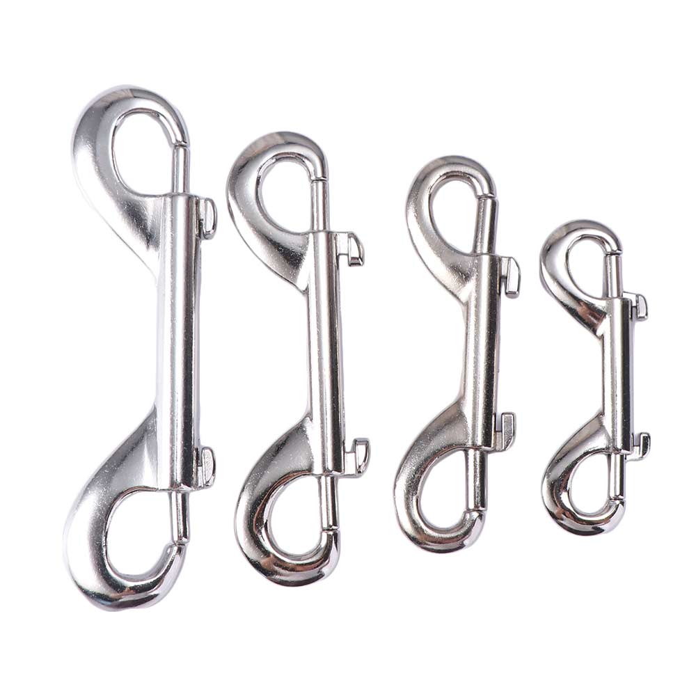 Stainless Steel Double Ended Hook Single Hook Eye Bolt Snap Hook Snap Hook Clip  Diving Hook