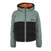 Womens/Ladies Hooded Cropped Puffer Jacket