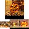 Enchanting Halloween Led Lights Lantern For Outdoor Use With Bat Skull Pumpkin And Spider Patterns