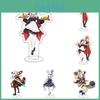 Genshin Impact Acrylic Stand Desktop Decor Ideal Gift For Friends Featuring Kazuha Venti Klee Hutao Ganyu Paimon Anime Characters