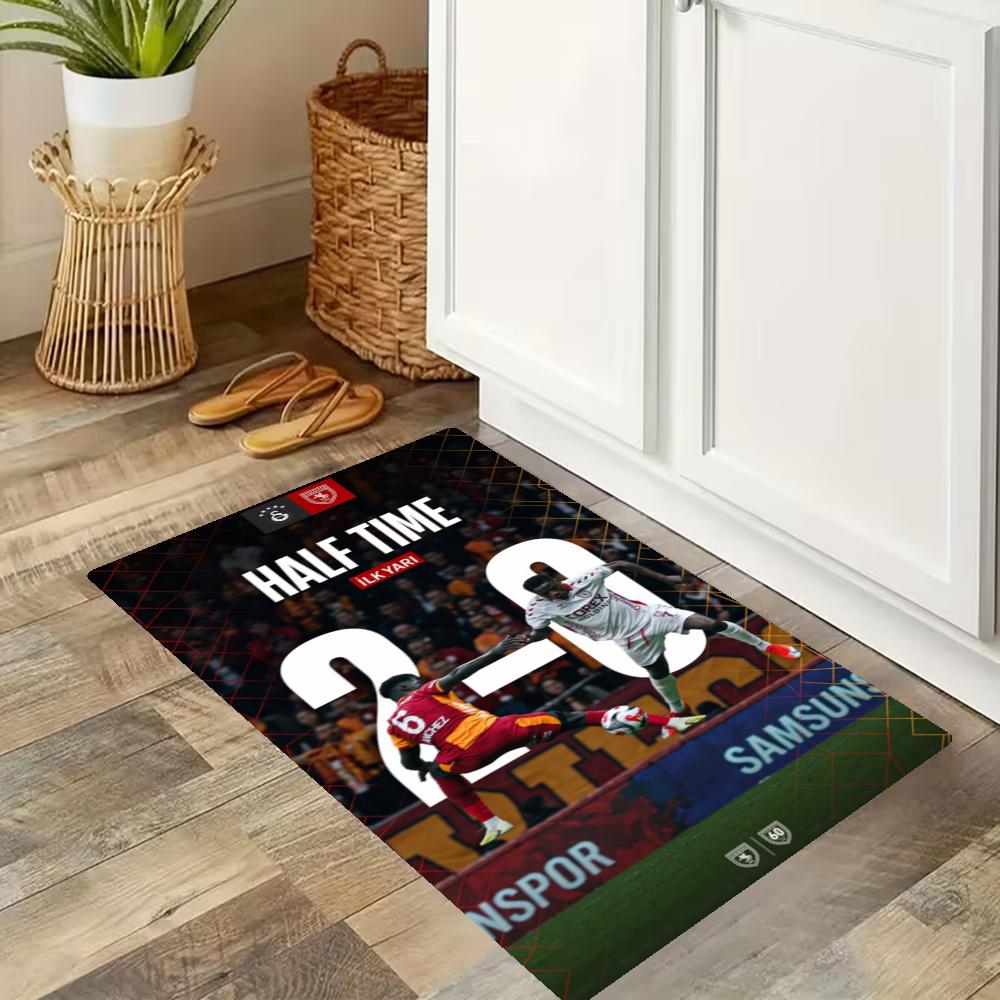 Galatasaray Kitchen Mats Durable Bathroom Pads Comfortable Rugs Carpets For Kitchen Home Office Sink Laundry Room Bathroom Decor