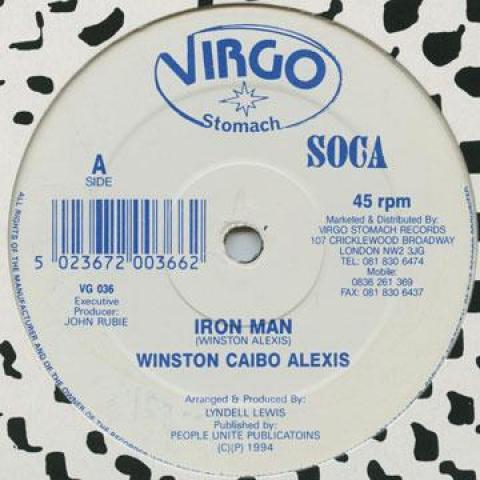 

12inch Record CAIBO - Iron Man/Dumpin VG036 Virgo Stomach 1997 UK Latin