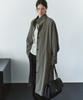 SIYAZU Siot4205 Field Trench Long Coat_Khaki Gray