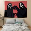 SSCREAMS Horror Movie Cartoon Tapestry for Living Room Home Dorm Decor INS Home Decor