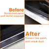 4PCS Car Door Sill Protector, Universal Threshold Protection for Car, Automotive Rubber Scratch Resistant Entry Sill Guards, Doors Edge Step Dust